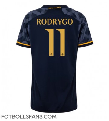Real Madrid Rodrygo Goes #11 Replika Bortatröja Damer 2023-24 Kortärmad